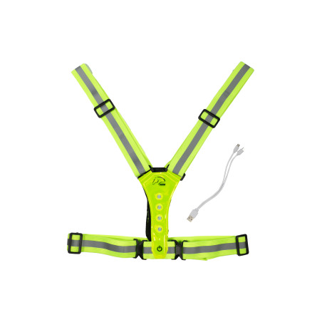 Gilet luminoso a LED HKM