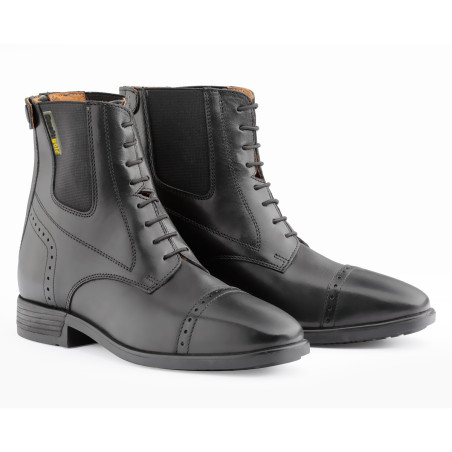 Stivali Daslö Gold in pelle con lacci elastici