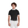Camicia da concorso Horse Pilot maniche corte Aerolight uomo - Nero