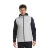 Gilet da equitazione Horse Pilot riscaldante E-Kelvin da uomo senza maniche - Grigio chiaro
