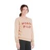 Felpa da equitazione Horse Pilot Team Shirt donna - Sabbia