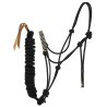 Capezza etologica + lunghina Norton Deco - Nero / beige