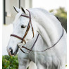 Briglia pony Horseware Cavesson Hunter con redini - Marrone