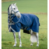Coperta Horseware Amigo 1200D FieldSafe Plus Turnout 0g - Marino / grigio titanio / argento