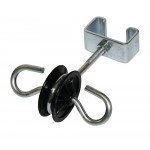 Isolatore a doppio ancoraggio per palo a T AKO, confezione da 4