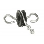 Isolatore a doppio ancoraggio con asta filettata AKO