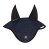 Cuffia anti-mosche Acavallo Sublime in Louvre con patch logo in silicone - Marina