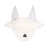 Cuffia anti-mosche Acavallo Sublime in Louvre con patch logo in silicone - Bianco