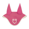 Cuffia Equestro trapuntata Wave in tessuto tecnico - Rosa castello / bianco antico