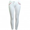 Damenhose Flags & Cup Cayenne - Bianco / corallo