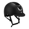 Casco Equestro con strass omologato EN 1384-2023 - Nero / argento
