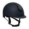 Casco Equestro unisex Azael con rotella posteriore con EN 1384-2023 - Marina / marina brillante