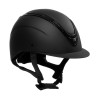 Casco unisex Equestro Apocalypse con calotta opaca EN 1384-2023 - Nero / nero lucido
