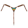 Collare pettorale western Pool’s decorazione tappeto - Naturale