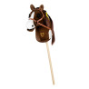 Hobby Horse Equestro - Marrone / bianco