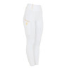 Leggings da donna Equestro leggeri a taglio slim - Bianco