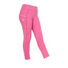 Leggings da ragazza Equestro foderati in pile - Rosa castello