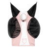 Maschera antimosche Equestro bicolore in mesh - Rosa perfetto / bianco brillante
