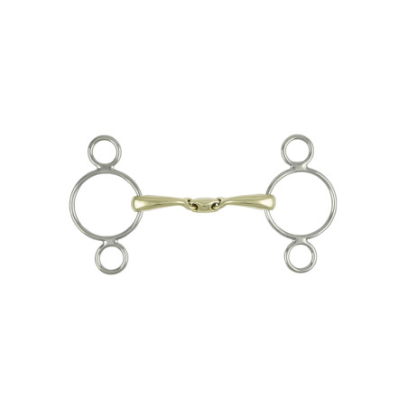 Filet Pessoa in acciaio inox a doppia rottura Umbria Equitazione