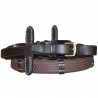 Redini Eventer con fermagli 16 mm Chetak - Marrone