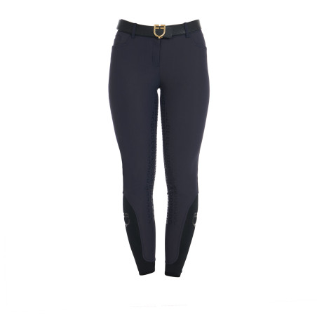 Pantaloni da equitazione da donna Equestro full grip a vita alta foderati in pile