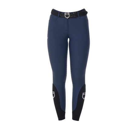 Pantaloni da equitazione donna Equestro x FISE full grip