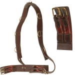 Sottopancia da lavoro in cuoio senza imbottiture Chetak