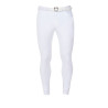 Pantaloni da equitazione uomo Equestro x FISE full grip - Bianco