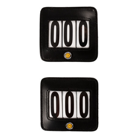 Portanumero da concorso Equestro 3 cifre 9×8 cm