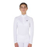 Sottostrato unisex per bambini Equestro in tessuto tecnico - Bianco / nero