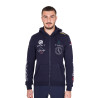 Felpa da uomo Equestro con cappuccio multi-logo - Blazer marine