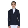 Giacca da concorso bambino Equestro taglio slim tre bottoni - Blazer marine