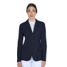 Giacca da gara da donna Equestro con logo in rilievo - Blazer marine