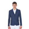 Giacca da concorso uomo Equestro x FISE tre bottoni - Blazer marine