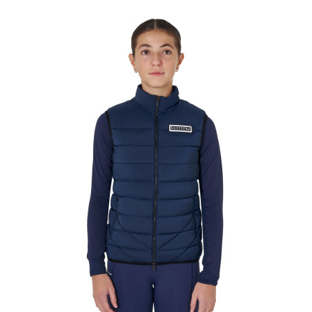 Gilet senza maniche da ragazza Equestro in nylon tecnico