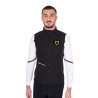 Gilet da uomo Equestro senza maniche a taglio slim in tessuto tecnico - Nero