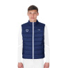 Gilet da uomo senza maniche Equestro x FISE taglio slim - Blazer marine