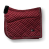 Sottosella da dressage Equestrian Stockholm in finto montone Crystal - Bordeaux