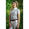 Polo Candiba da donna a maniche corte Flags & Cup - Grigio