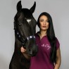 Damen-Poloshirt MERIDA Flags & Cup - Lampone
