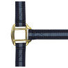 Capestro in nylon foderato in cuoio Norton - Blu navy / grigio