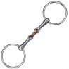 Filet 2 anelli Doppia Rottura Privilege Equitazione - Inox / oliva rame