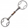 Filet 3 effetti Doppia Rottura Privilege Equitazione - Inox / rame