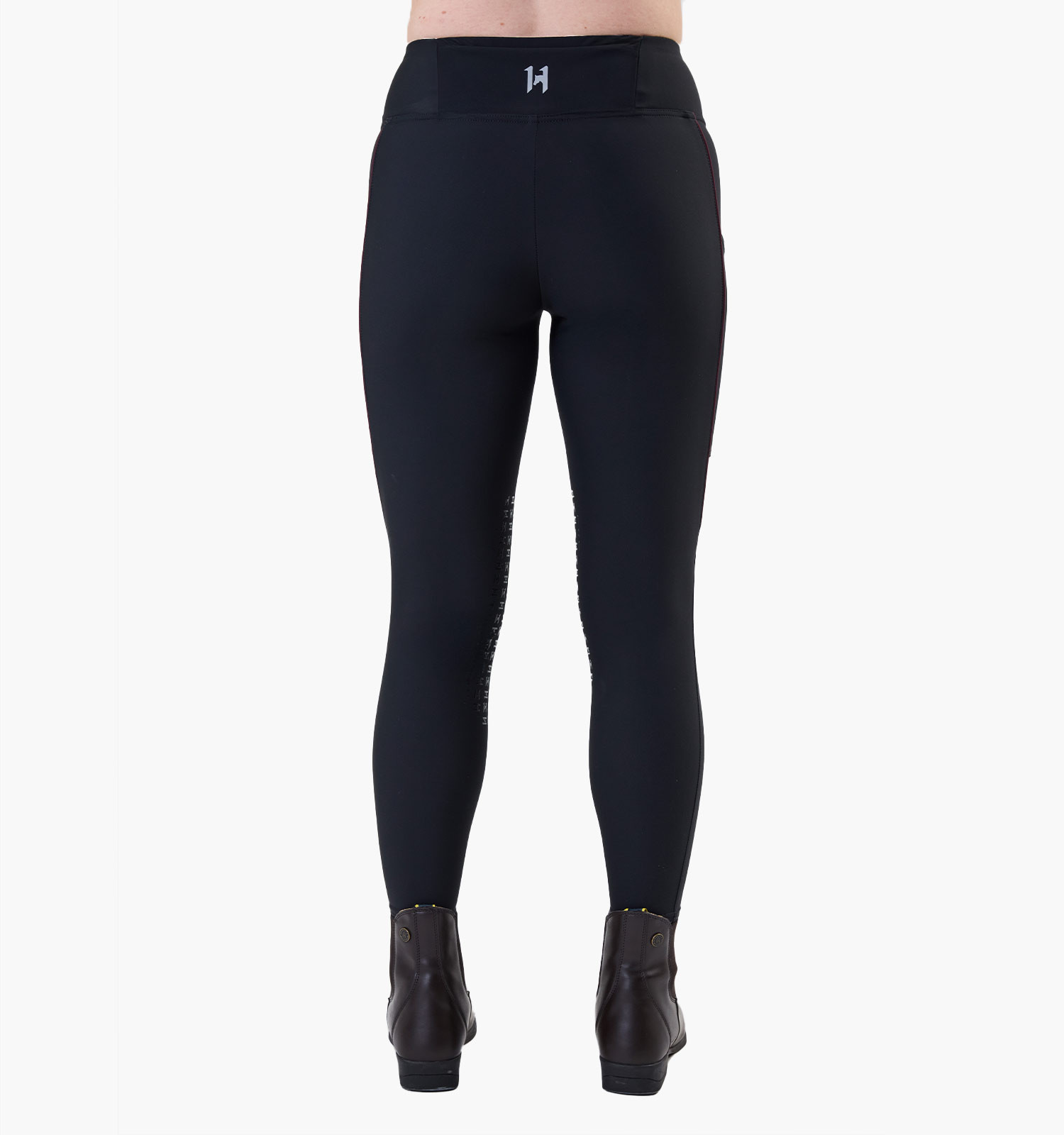 Leggings Optifit invernali Horseware con grip al ginocchio da donna Nero