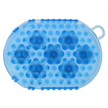 Guanto doppia faccia per strigliare e massaggiare