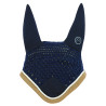 Cuffia antimosche Equithème Polyfun - Blu navy / talpa