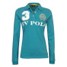 Polo Favouritas EQ a maniche lunghe HV Polo - Lago blu