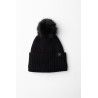 Cuffia lavorata a maglia Horze Nele - Nero