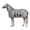 Coperta antimosche da pony con copricollo Horze Defender - Zebra