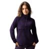 Pile anorak da donna Horze Frieda - Morella nera